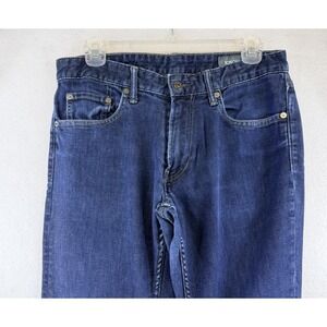 Bonobos Straight Fit Slim Stretch Performance Blue Denim Jeans Mens Size 31x31*